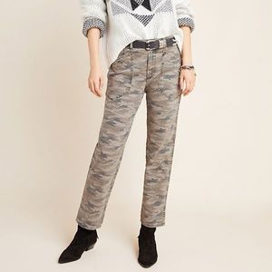 Anthropologie MAVIS UTILITY PANTS Size 26